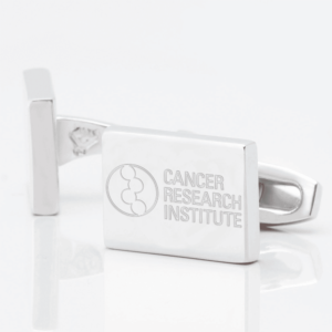 Cancer Research Institute Cufflinks Silver