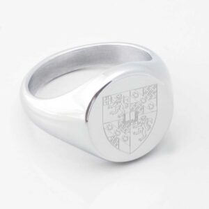 Churchill College Silver Signet Ring