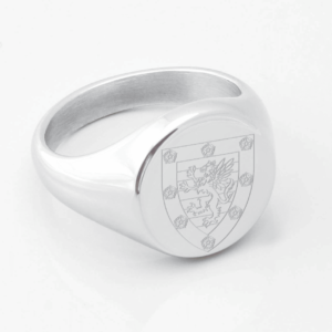 Downing College Silver Signet Ring