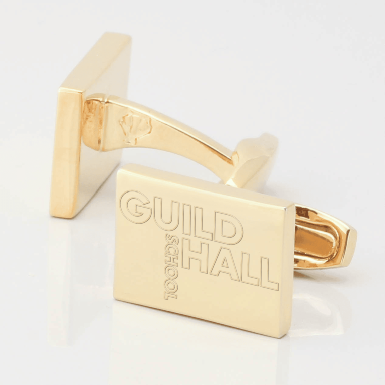 Guild Hall School Gold Cufflinks