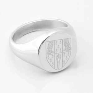 Hughes Hall College Silver Signet Ring