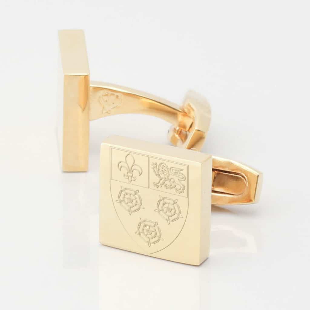 Kings College Gold Cufflinks