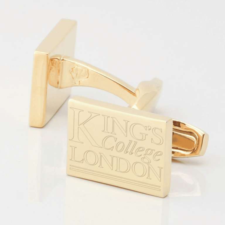 Kings College London Cufflinks Gold