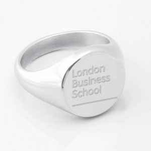London Business School Signet Ring Silver