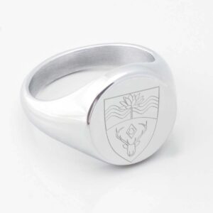 Lucy Cavendish College Silver Signet Ring