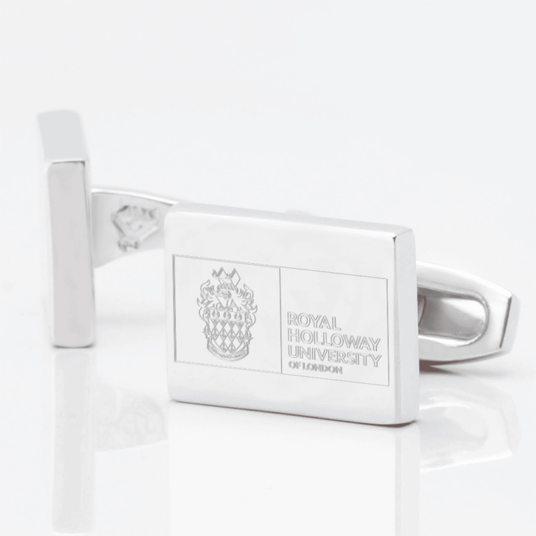 Royal Holloway University Silver Cufflinks Royal Holloway University Silver Cufflinks