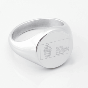Royal Holloway University Silver Signet Ring