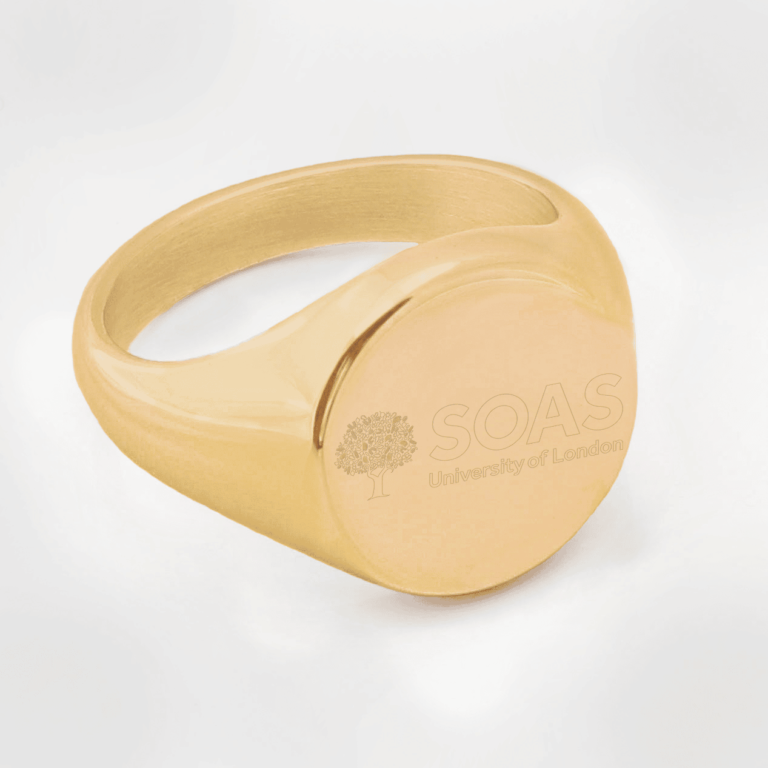 SOAS University Of London Gold Signet Ring