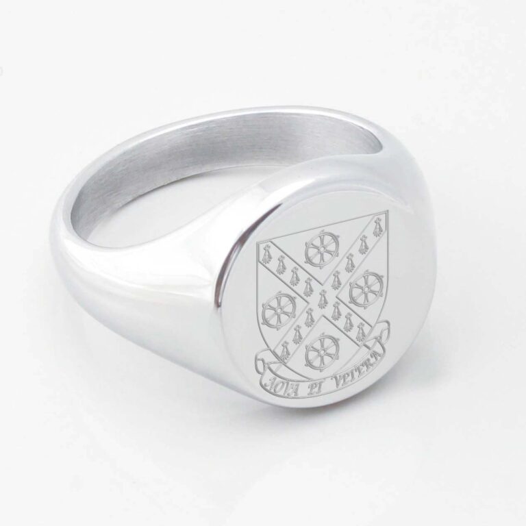 Saint Catherines College Silver Signet Ring