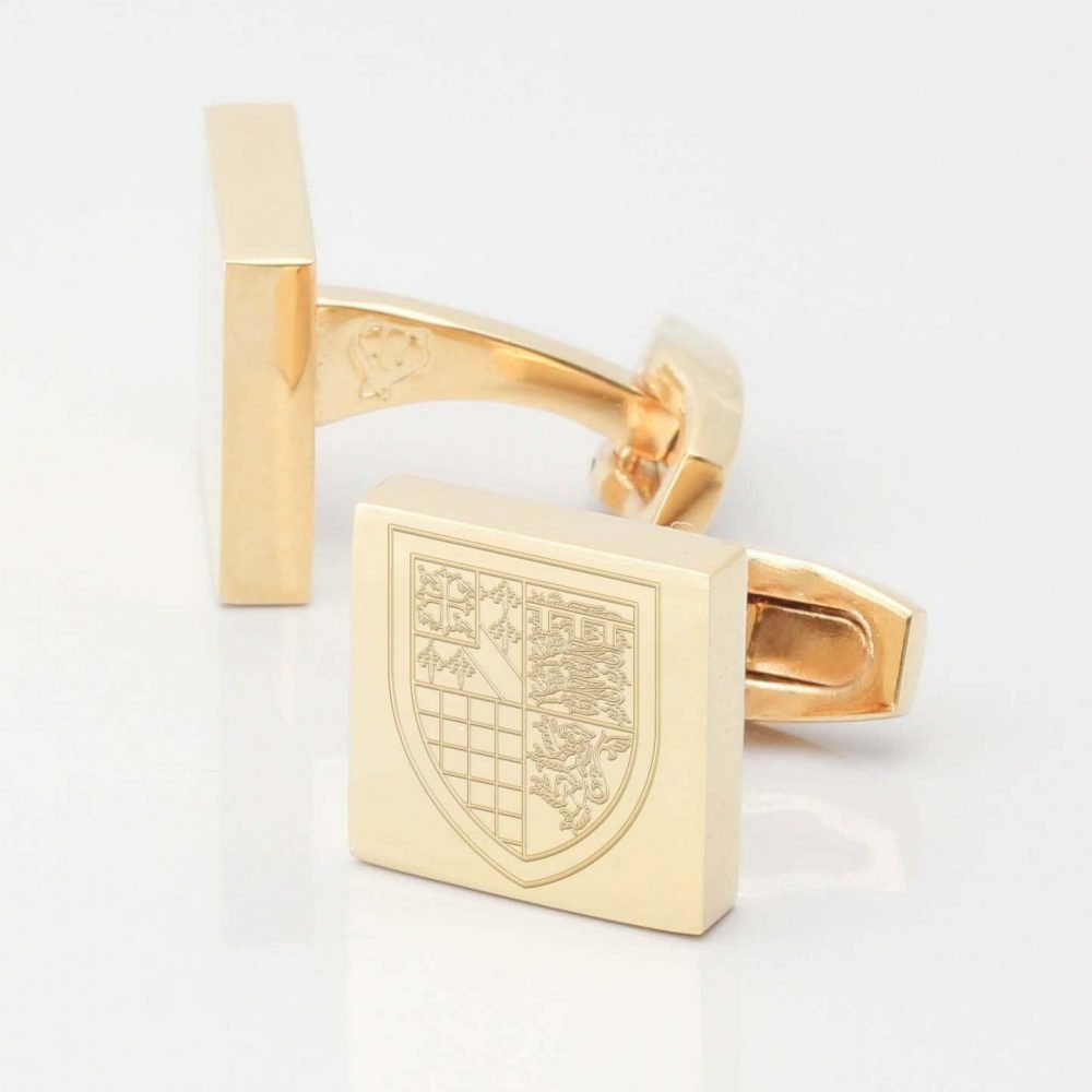 Saint Edmunds College Gold Cufflinks