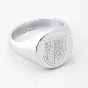 Saint Edmunds College Silver Signet Ring