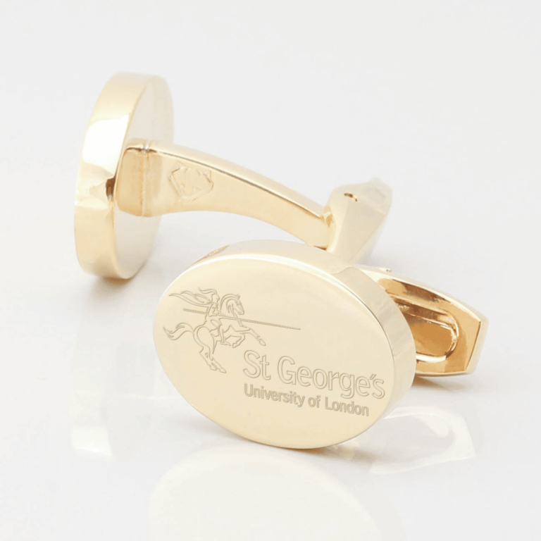 Saint Georges University Of London Gold Cufflinks