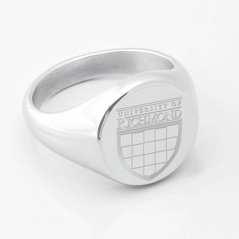 University Of Richmond Silver Signet Ring