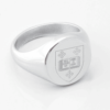 Mansfield College Silver Signet Ring