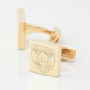 Queens College Oxford Gold Cufflinks