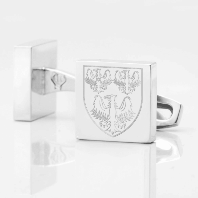 Queens College Oxford Silver Cufflinks