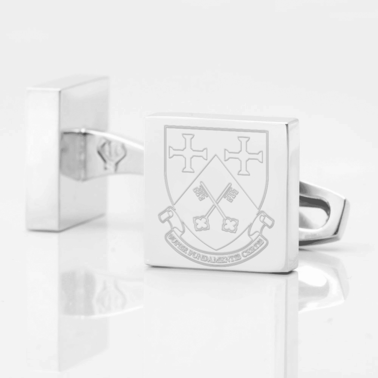 Saint Aidens College Silver Cufflinks