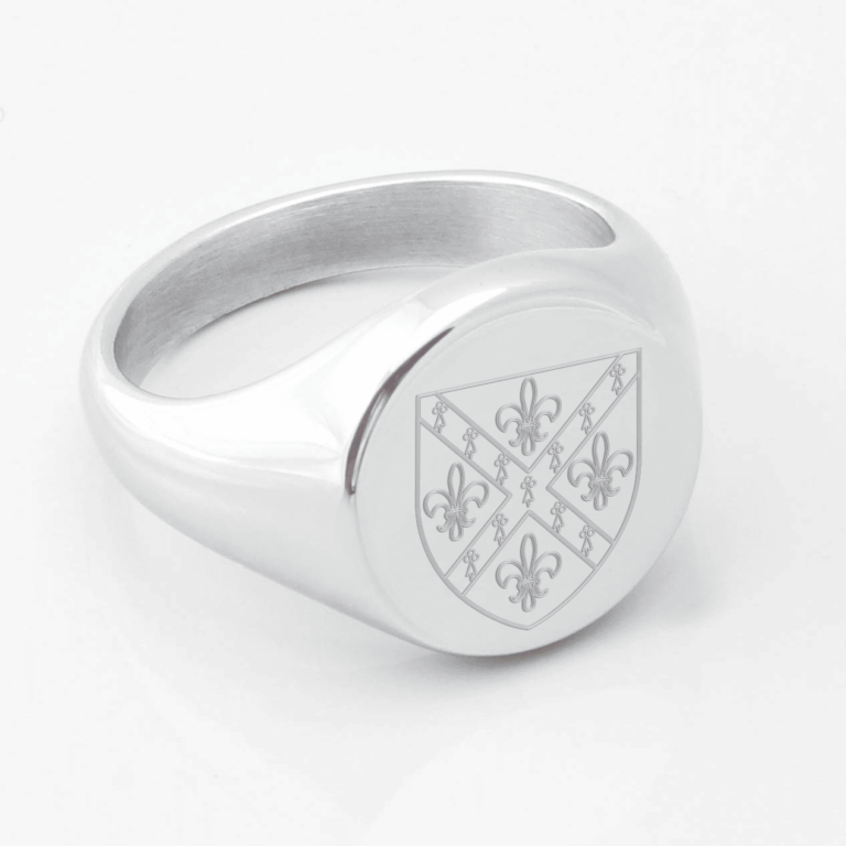 Saint Hughes College Silver Signet Ring