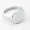 Van Mildert College Silver Signet Ring