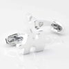 Sterling Silver Jigsaw Cufflinks 3632