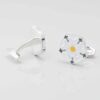 Sterling Silver Yorkshire Rose Cufflinks Gallery 3683