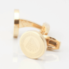 Andorra Football Club Engraved Gold Cufflinks