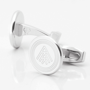Andorra Football Club Engraved Silver Cufflinks