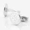 Kosovo Football Club Engraved Silver Cufflinks