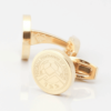 Armenia Football Engraved Gold Cufflinks