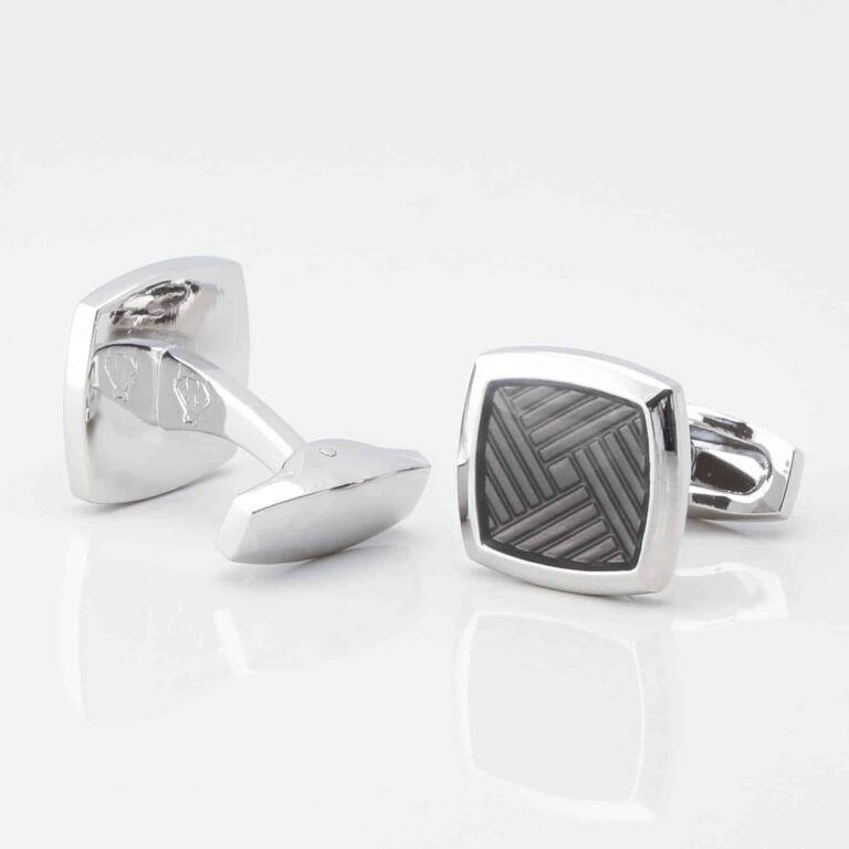 Black Enamel Cufflinks Gallery 2 3836