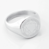 Bosnia And Herzegovina Football Engraved Silver Signet Ring