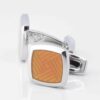 Gold Enamel Cufflinks 3876