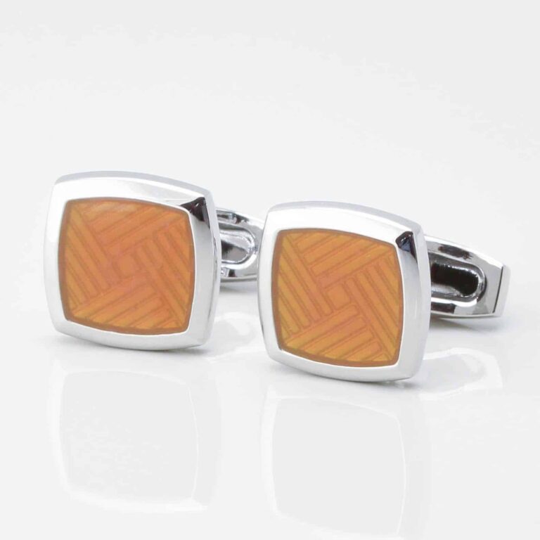 Gold Enamel Cufflinks Gallery 3878