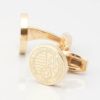 Hungary Football engraved gold cufflinks