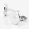 Kazakhstan Football Engraved Silver Cufflinks