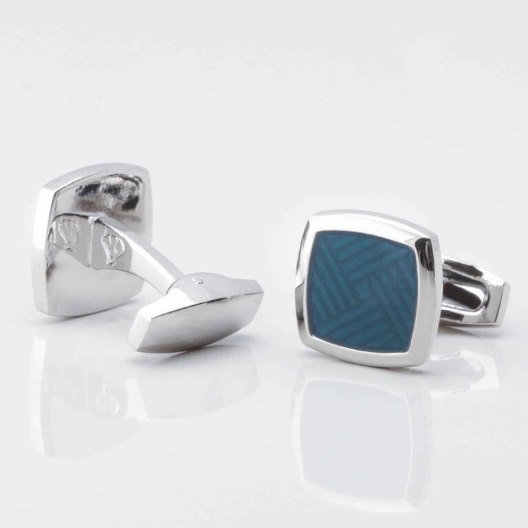 Midnight Blue Enamel Cufflinks Gallery 2 3858