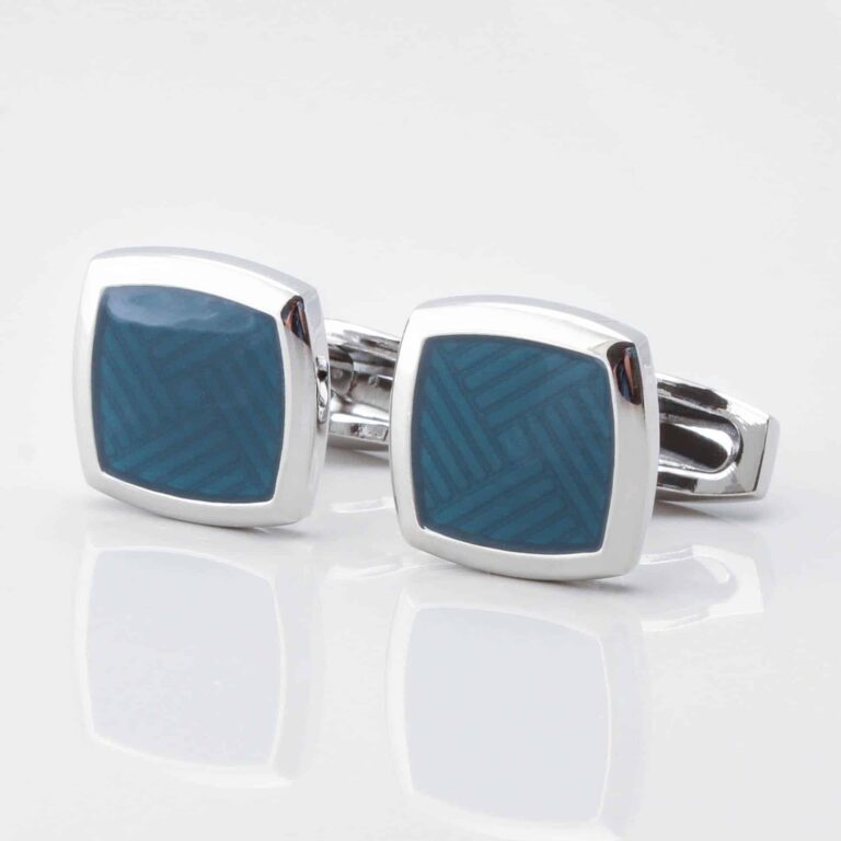 Midnight Blue Enamel Cufflinks Gallery 3857