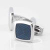 Navy Blue Enamel Cufflinks 3840