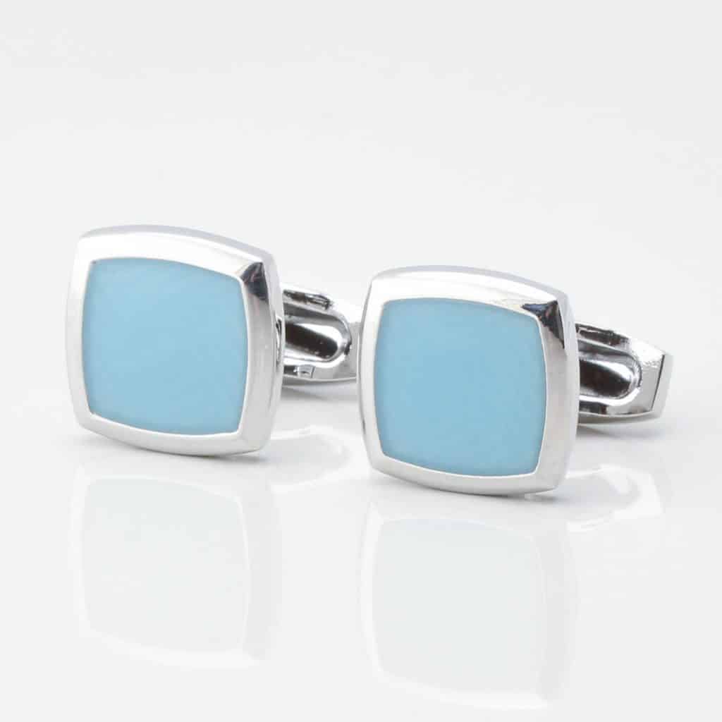 Tropical Blue Enamel Cufflinks Gallery 3785