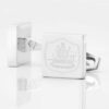 Australia Football Engraved Silver Cufflinks
