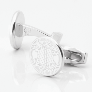 Bayern Munich Football Engraved Silver Cufflinks