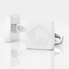 Lille Football Engraved Silver Cufflinks