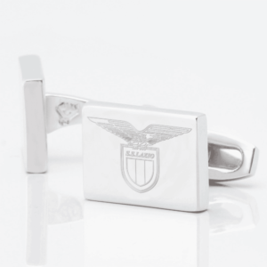 Lazio Football Engraved Silver Cufflinks