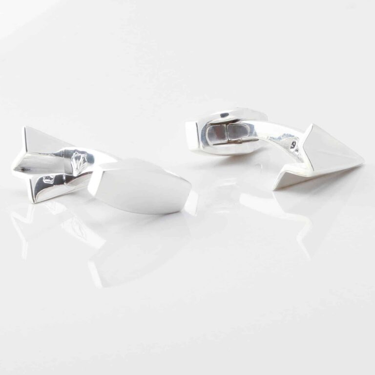 Sterling Silver Paper Aeroplane Cufflinks Gallery 2 4255