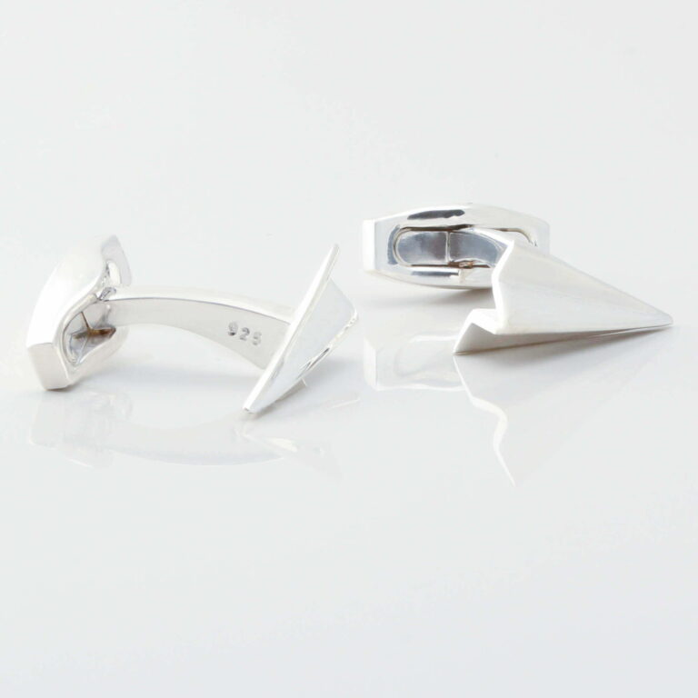 Sterling Silver Paper Aeroplane Cufflinks Gallery 4254