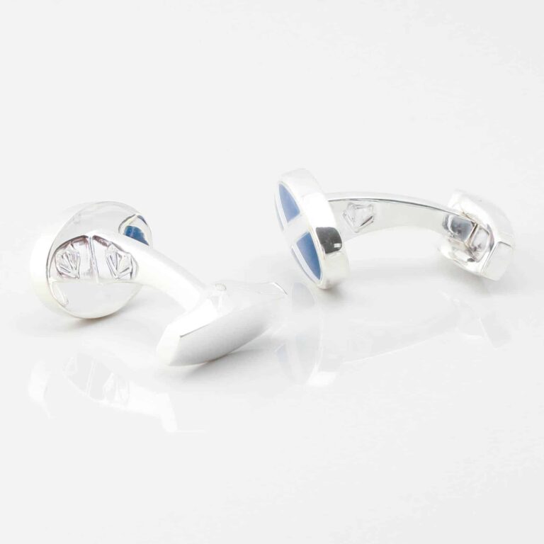 Sterling Silver Scottish Flag Cufflinks Gallery 2 4228