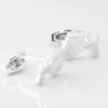 Sterling Silver Tractor Cufflinks 4084