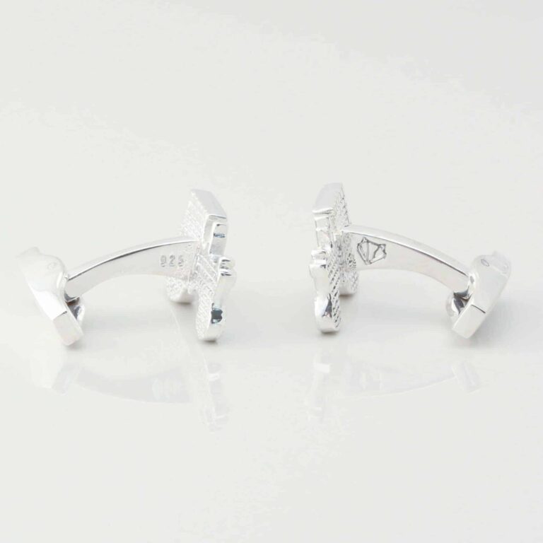 Sterling Silver Tractor Cufflinks Gallery 2 4086