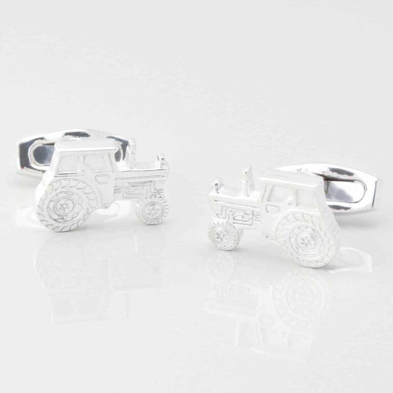 Sterling Silver Tractor Cufflinks Gallery 4082