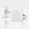 Japan Rugby Mockup Silver Cufflinks